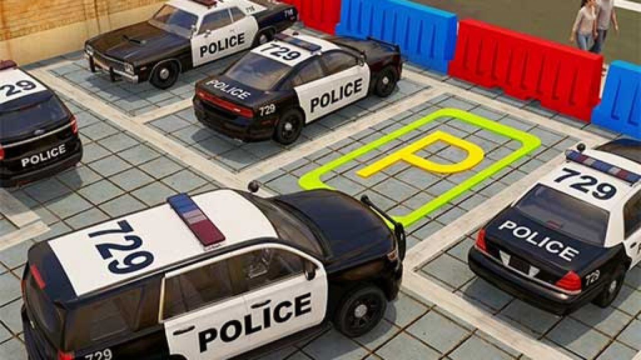 3D Police Car Parking