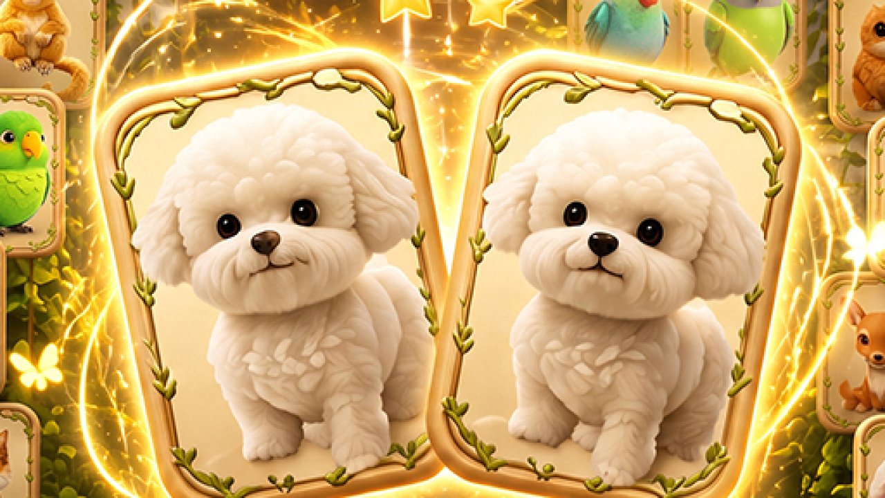Animal Pair Card Match