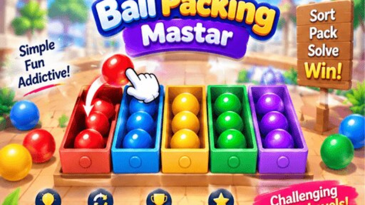 Ball Packing Master Puzzle &ndash; Fill Box