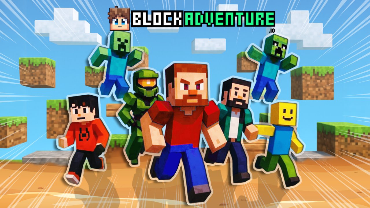 Blockadventure io gameplay screenshot