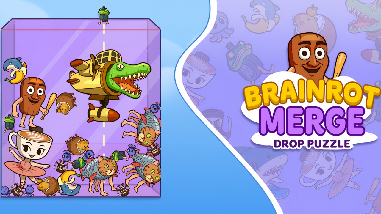 Brainrot Merge: Drop Puzzle