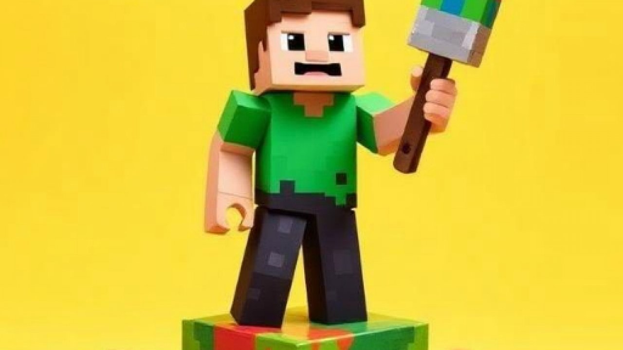 BTS Minecraft Coloring Time