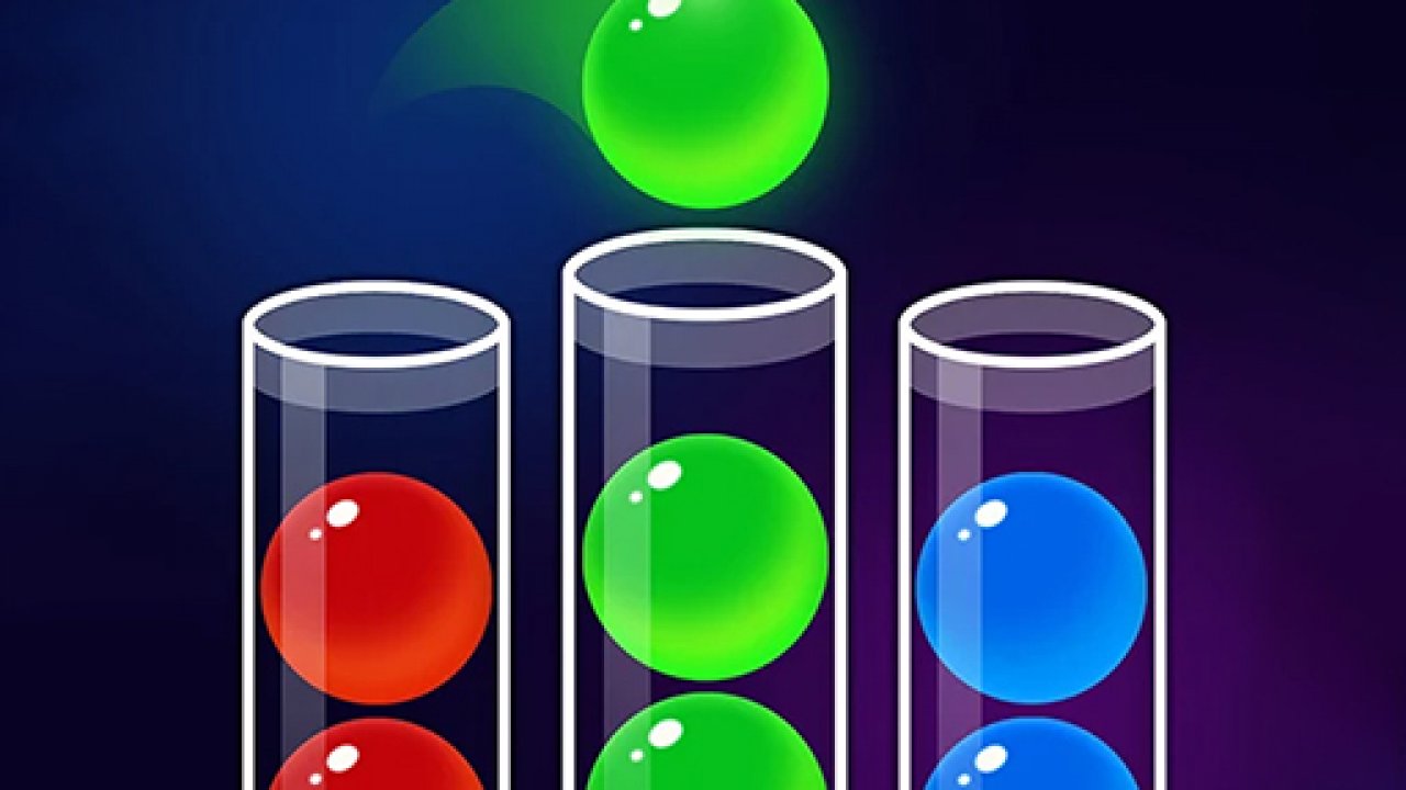 Bubble Sorting Game gameplay screenshot