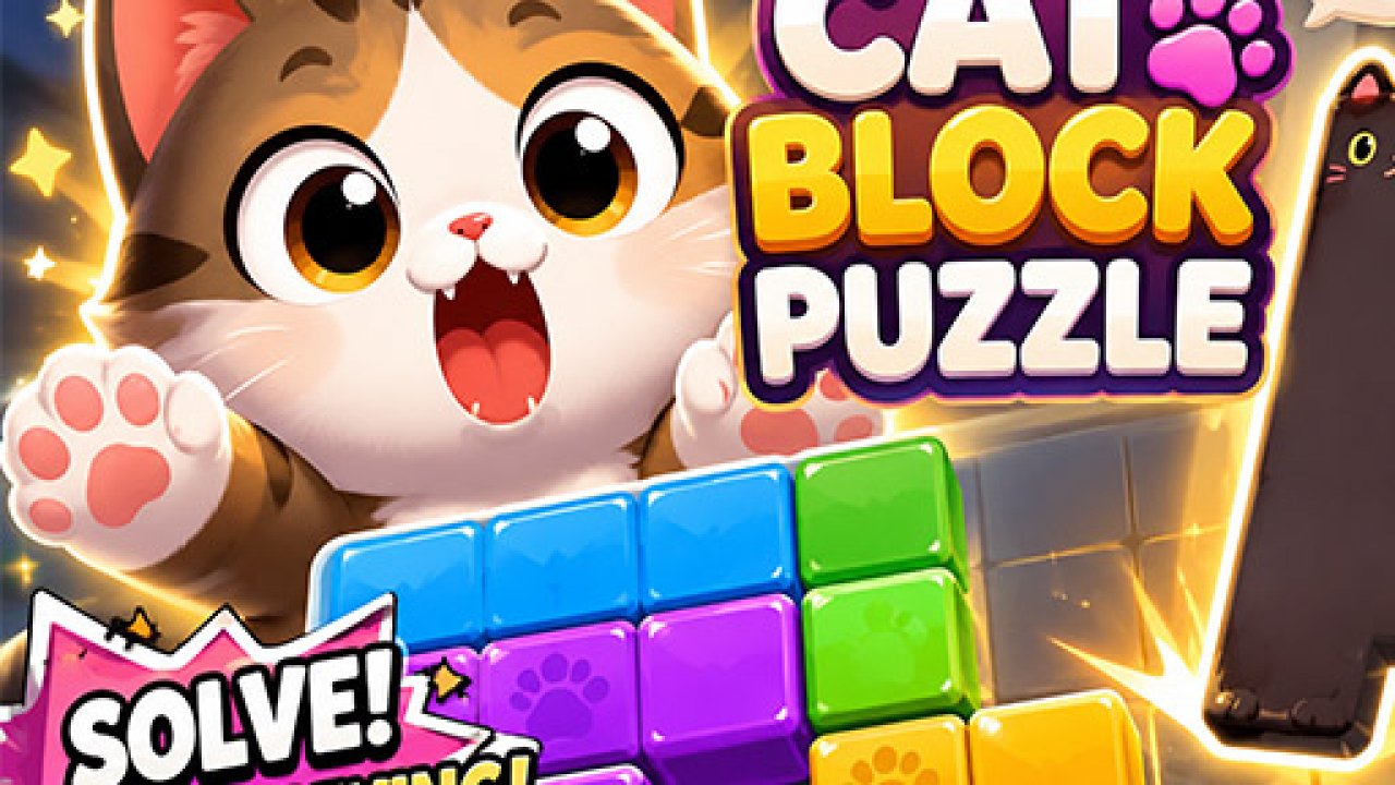 Cat Block Puzzle gameplay screenshot