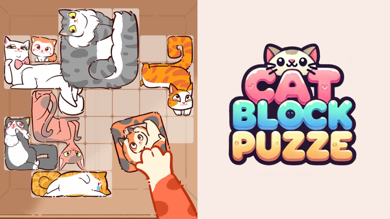 Cats Block Puzzle gameplay screenshot