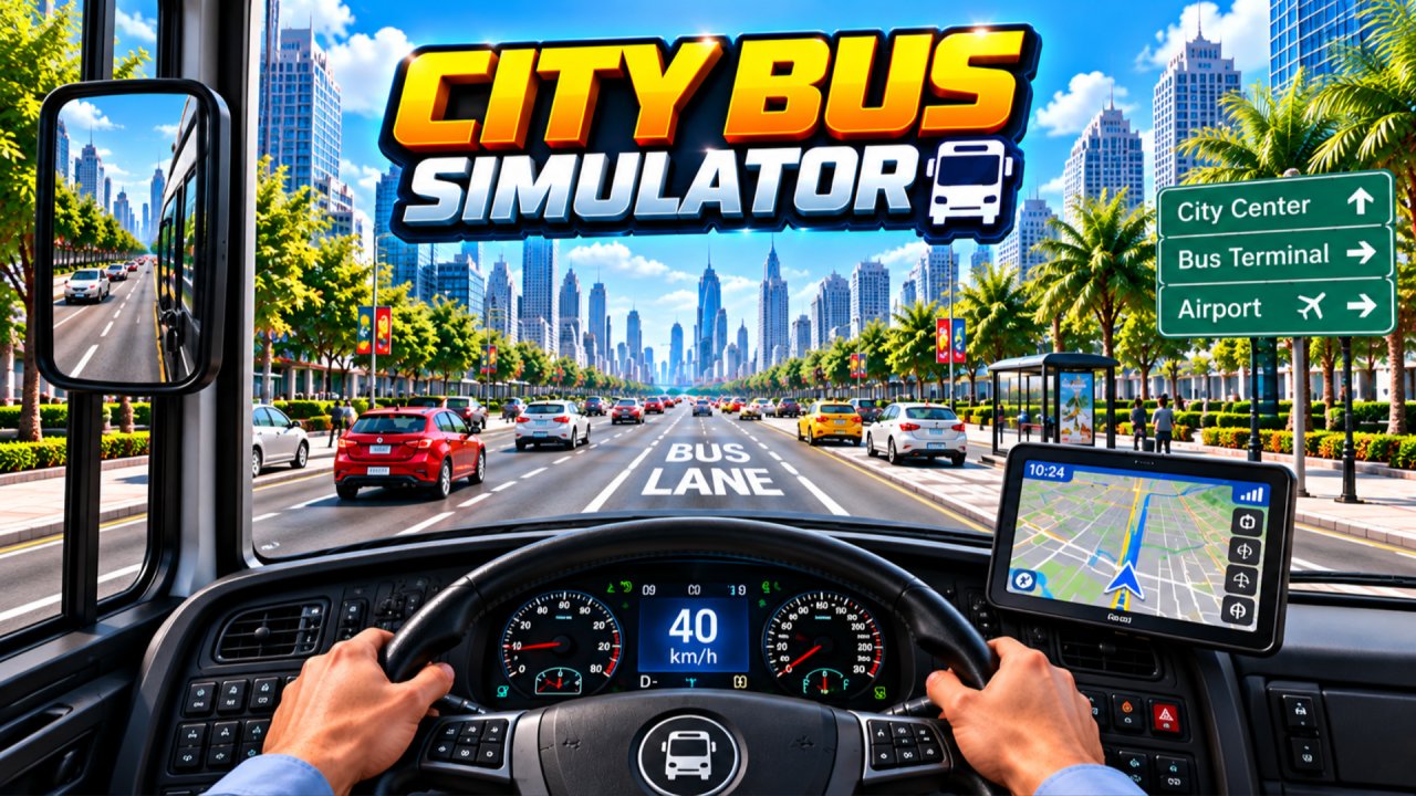 City Bus Simulator Driving Games
