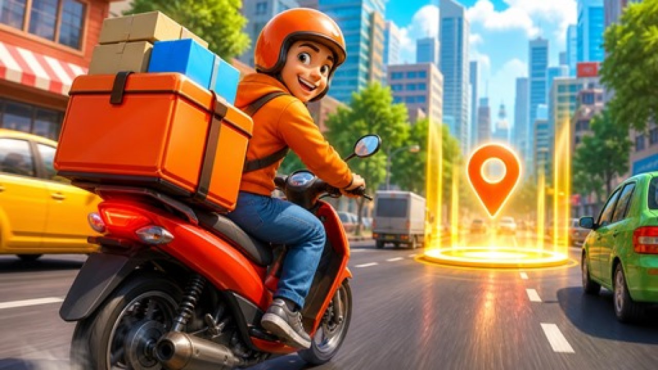 City Delivery Rider Simulator