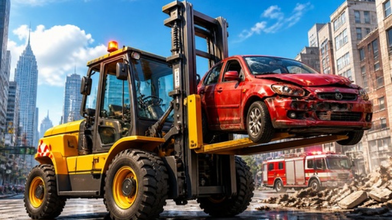 City Rescue Forklift Simulator