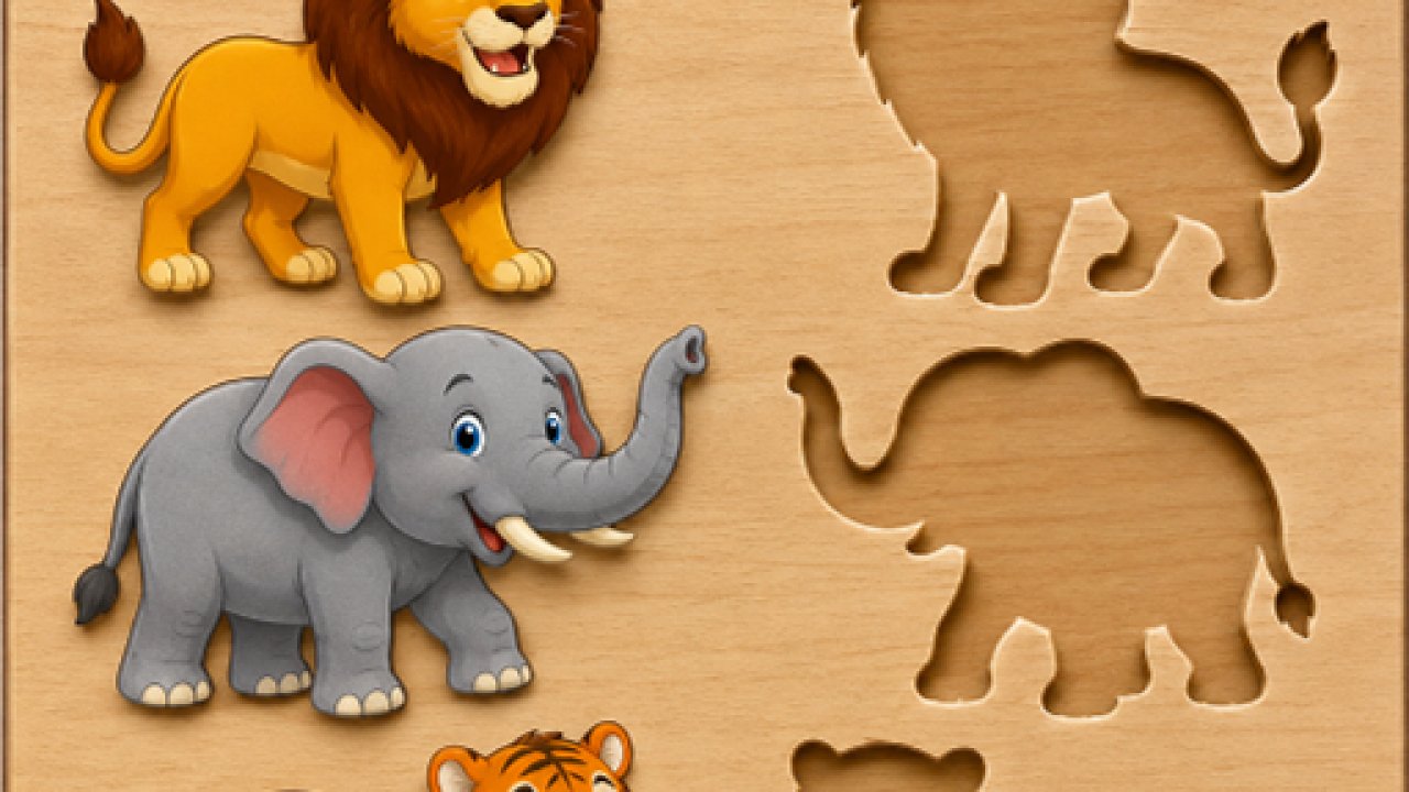Cute Animal Puzzle Game gameplay screenshot