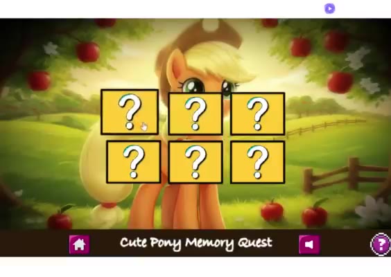 Cute Pony Memory Quest