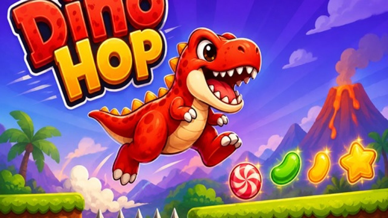 DinoHop gameplay screenshot