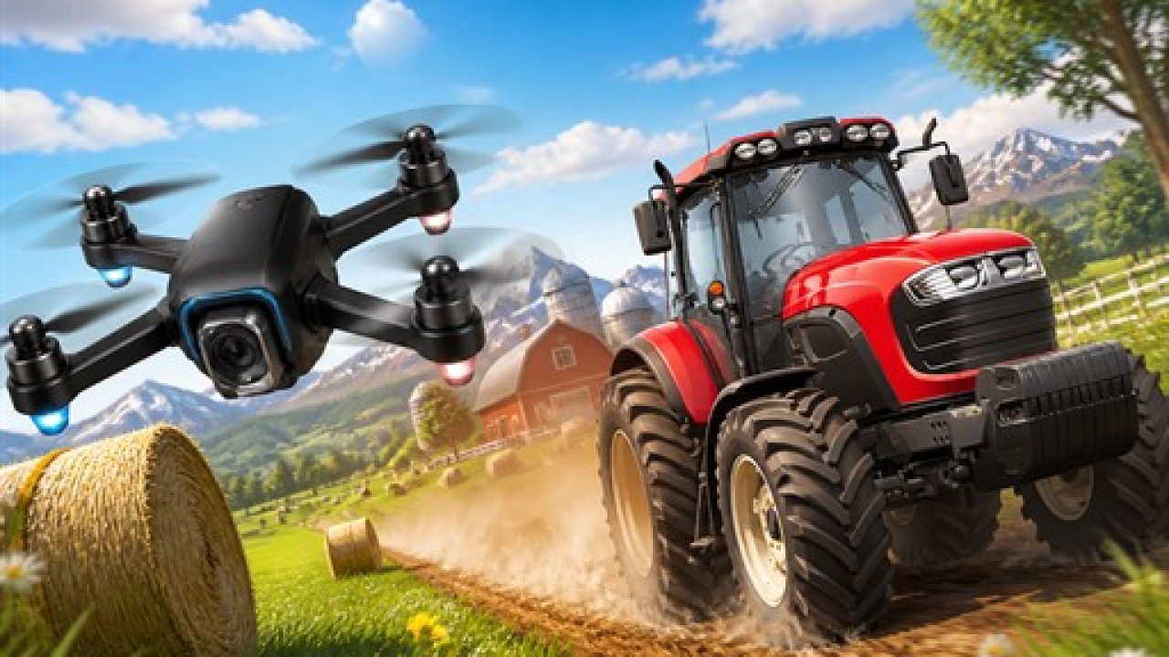Drone vs Tractor Challenge