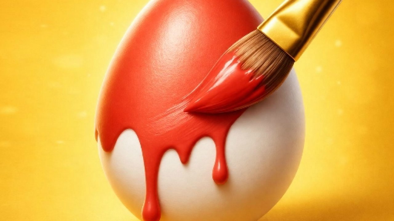 Easy Easter Coloring Eggs