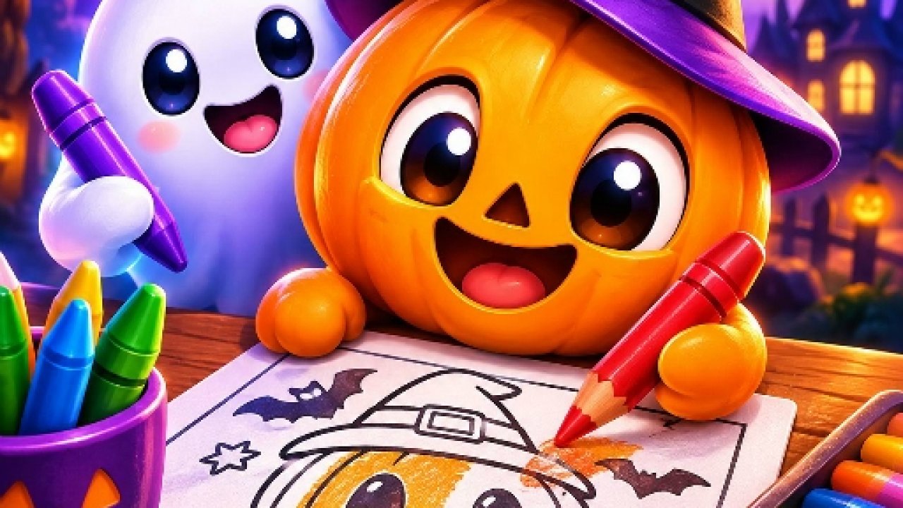 Easy Halloween Coloring Quest