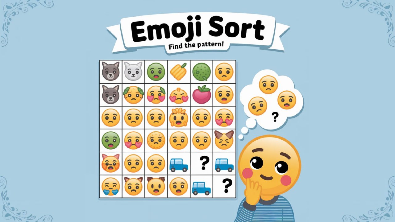 Emoji Sort gameplay screenshot