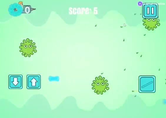 Flying Injection Virus Game