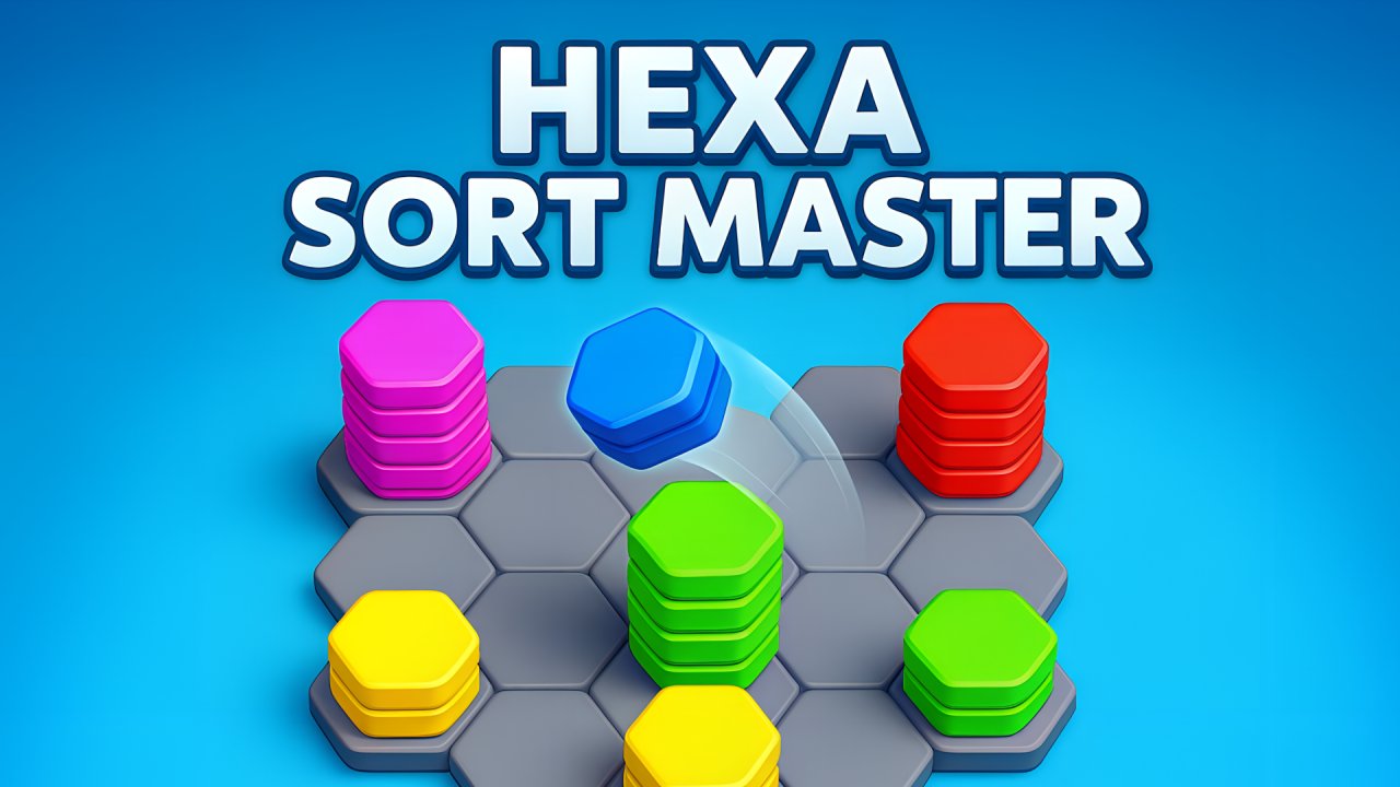 Hexa Sort Master gameplay screenshot