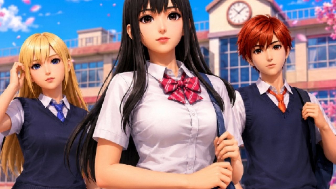 High School Girls Classroom Life