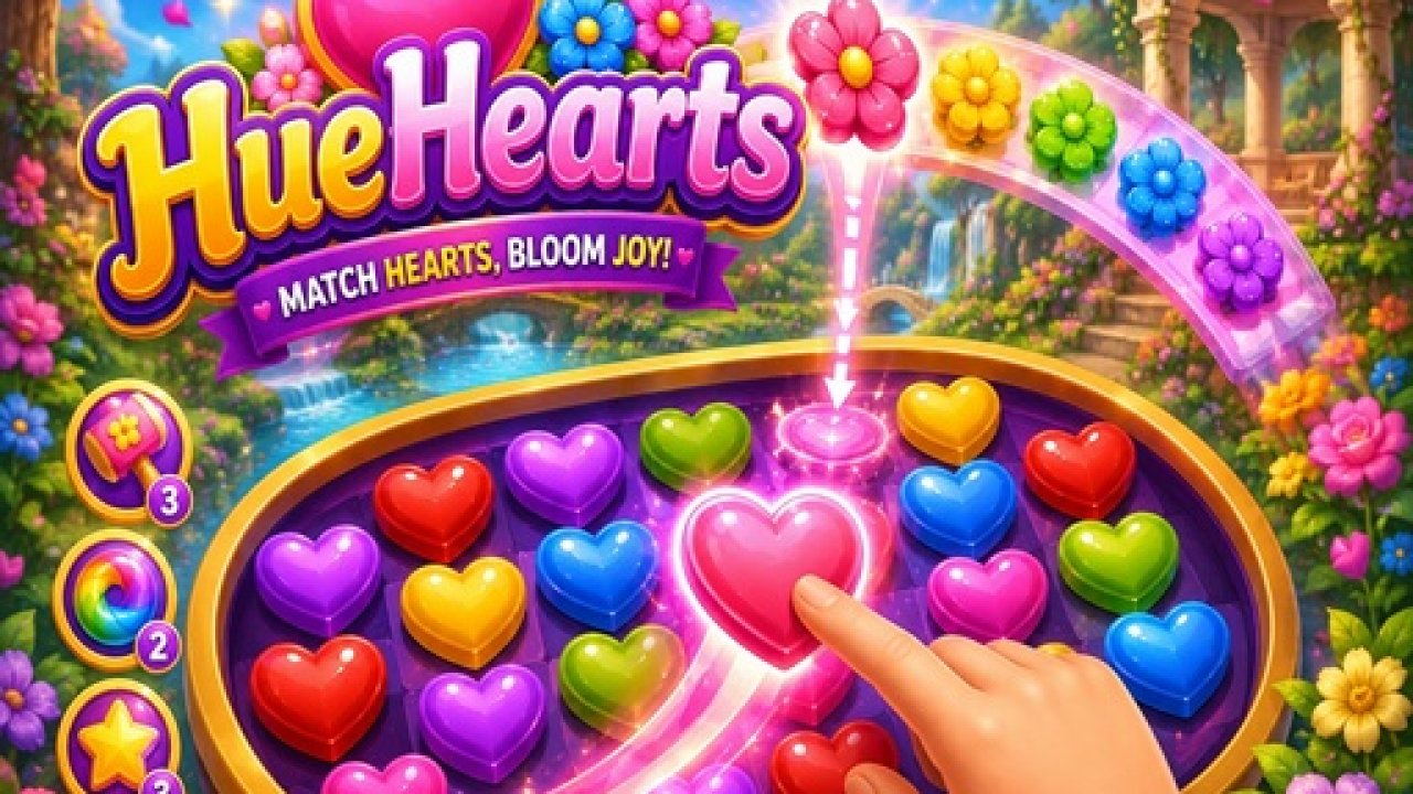 HueHearts gameplay screenshot