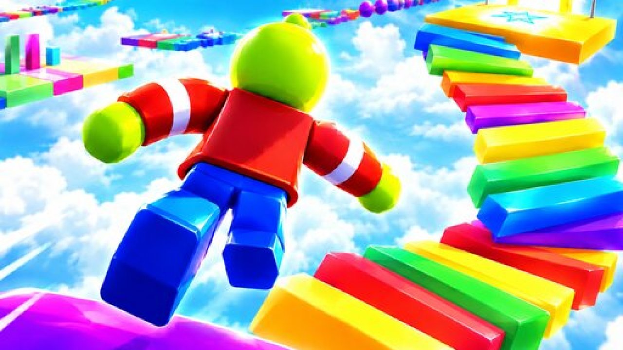 Mega Noob Sky Obby: 50 Stages