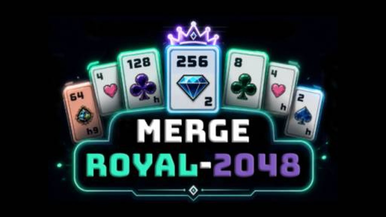 Merge Royal 2048 gameplay screenshot