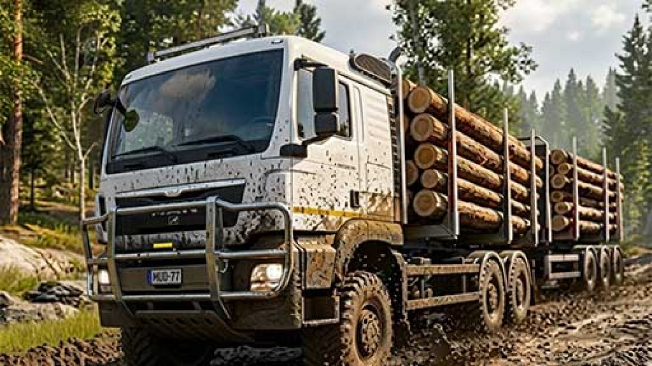 Mud Truck Driving