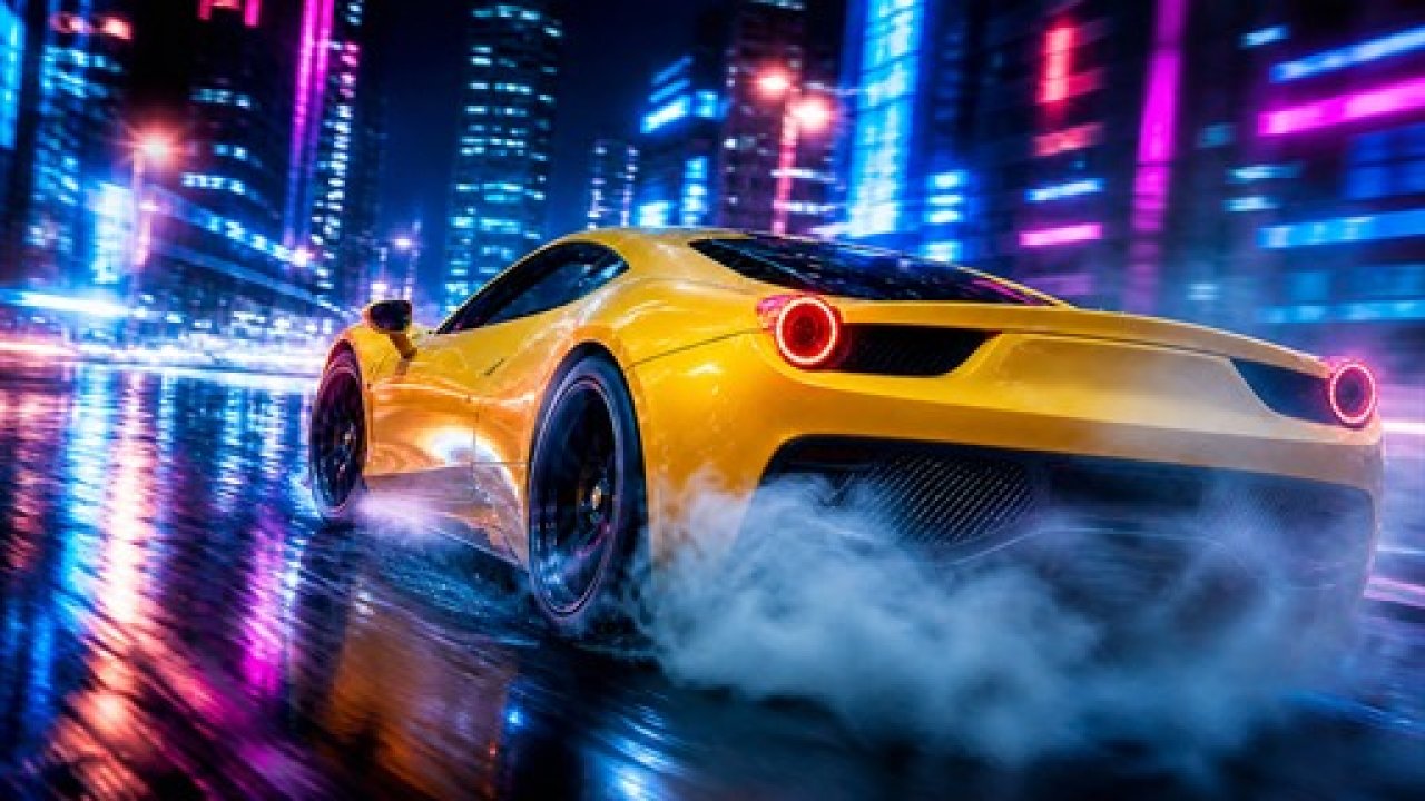 Neon City Drift Racing