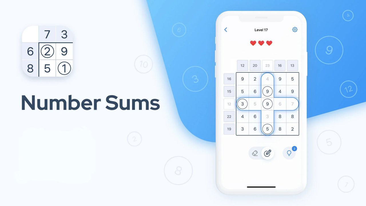 Number Sums gameplay screenshot