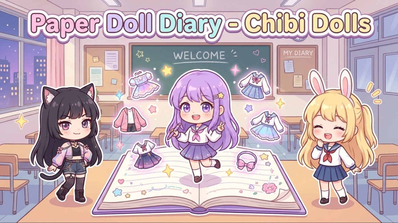 Paper Doll Diary - Chibi Dolls