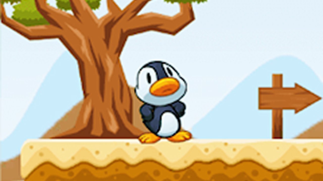 Penguin Run Adventure Game