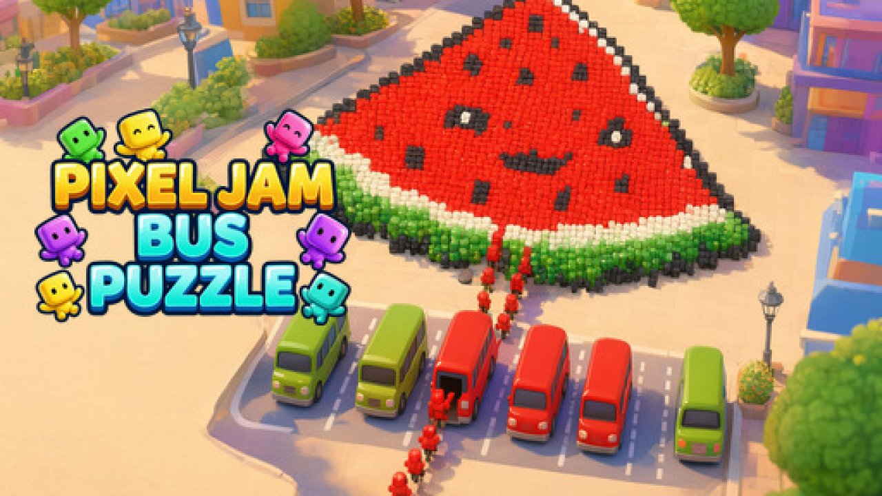 Pixel Jam Bus Puzzle