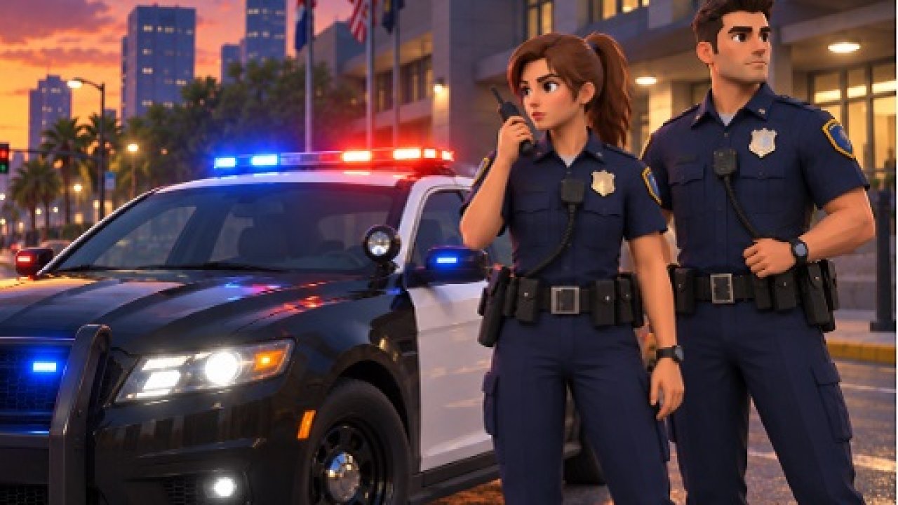 Police Car Chase Prison Escape Game