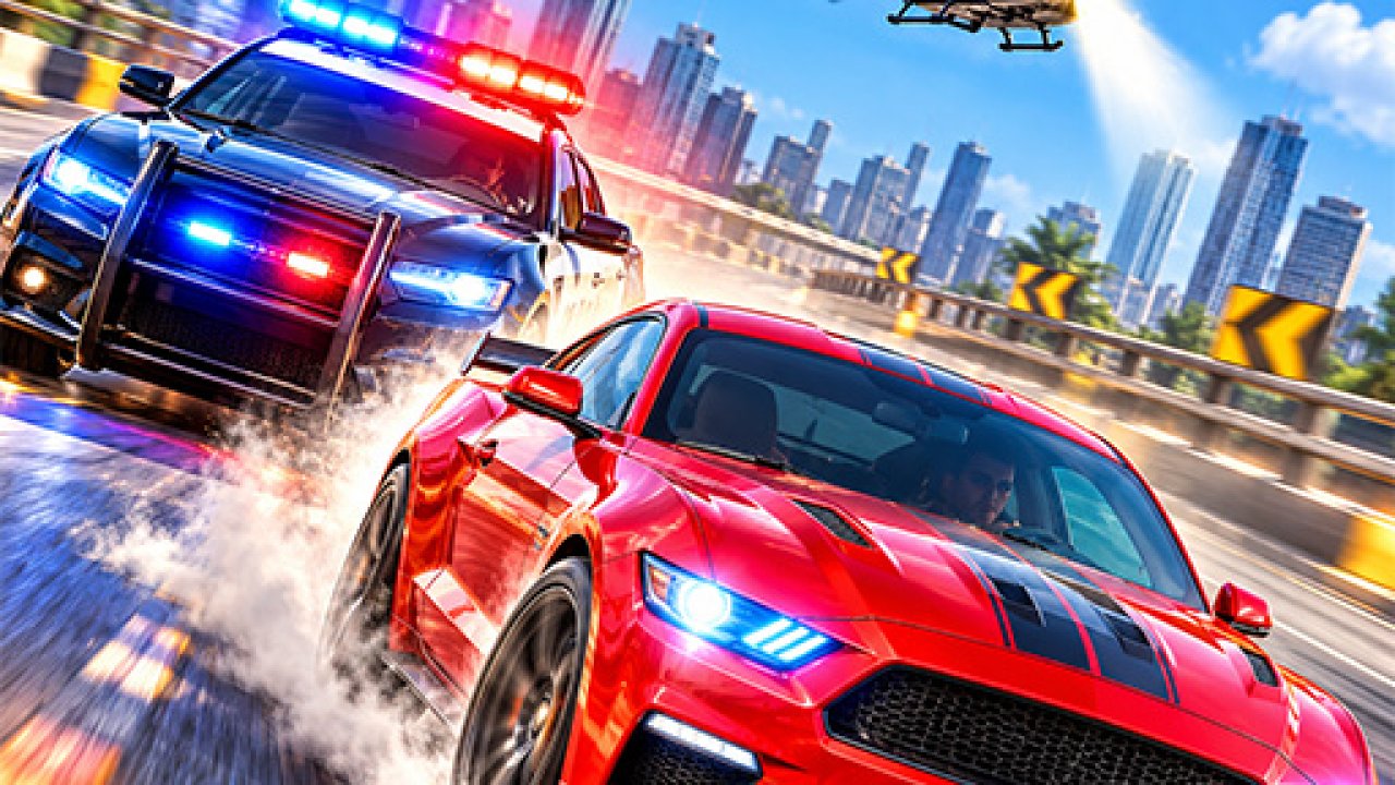police car chaser
