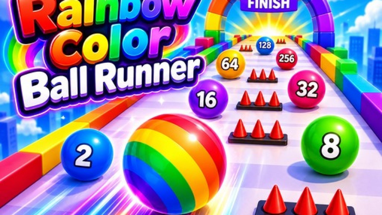 Rainbow Color Ball Runner