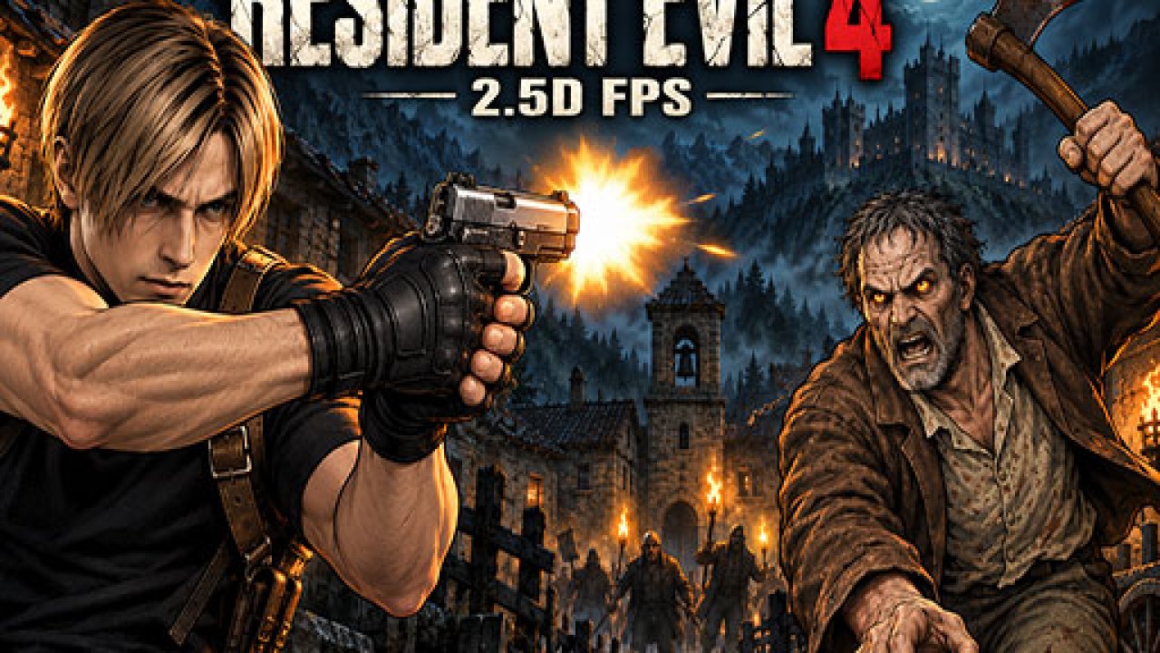 Resident Evil 4: 2.5D FPS