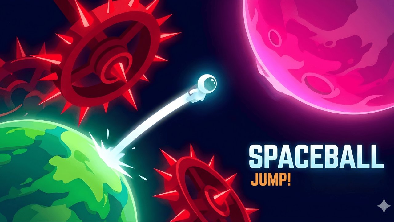 Spaceball Jump gameplay screenshot
