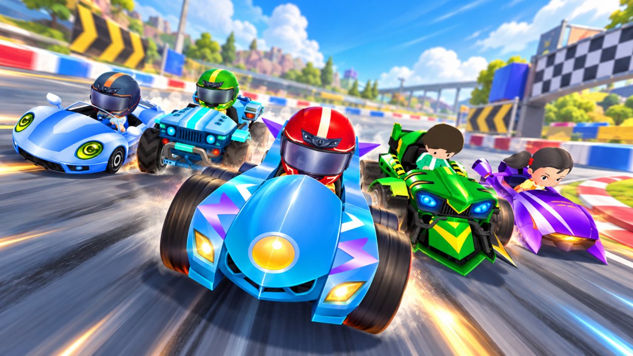Speed chaos: Crazy race