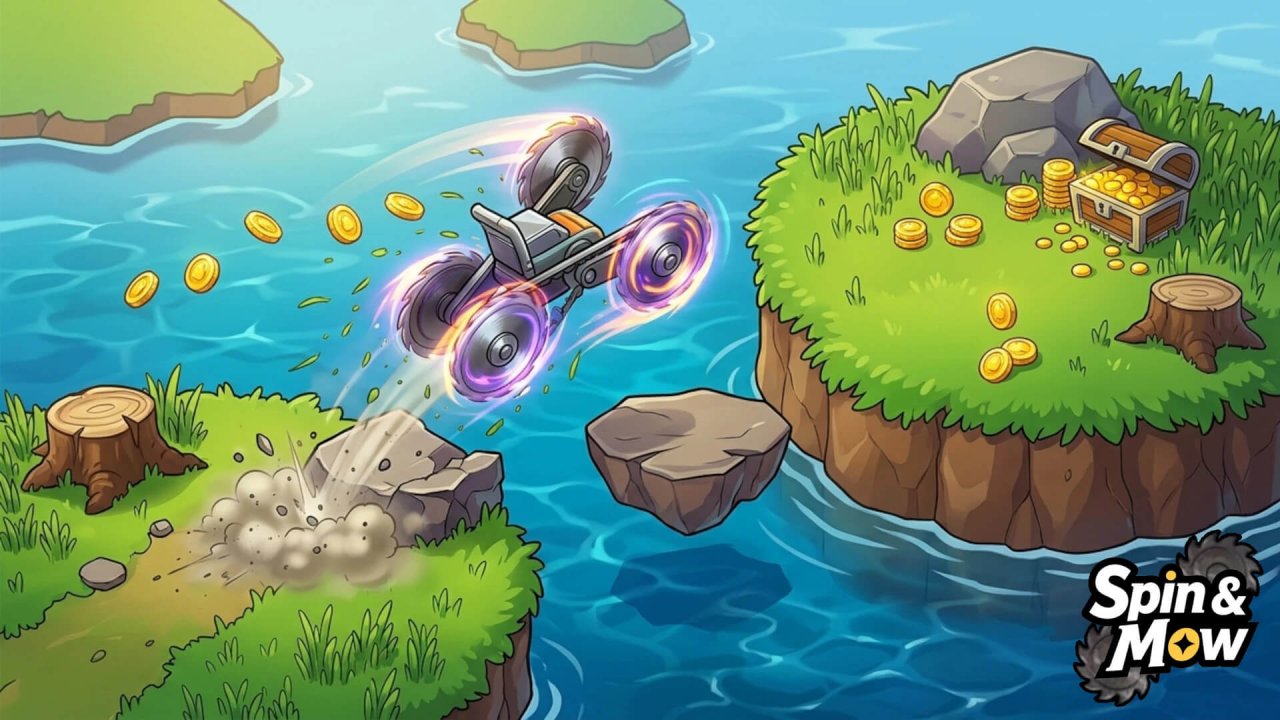 Spin&Mow gameplay screenshot