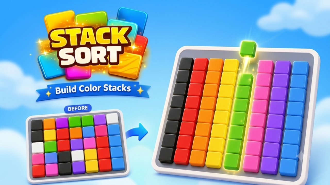 Stack Sort gameplay screenshot