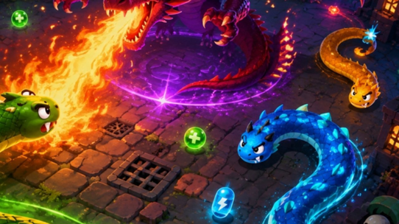 Tailoff.io: Snake Dragon Arena