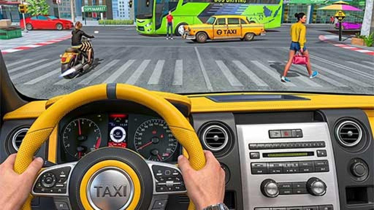 Taxi Parking Driving
