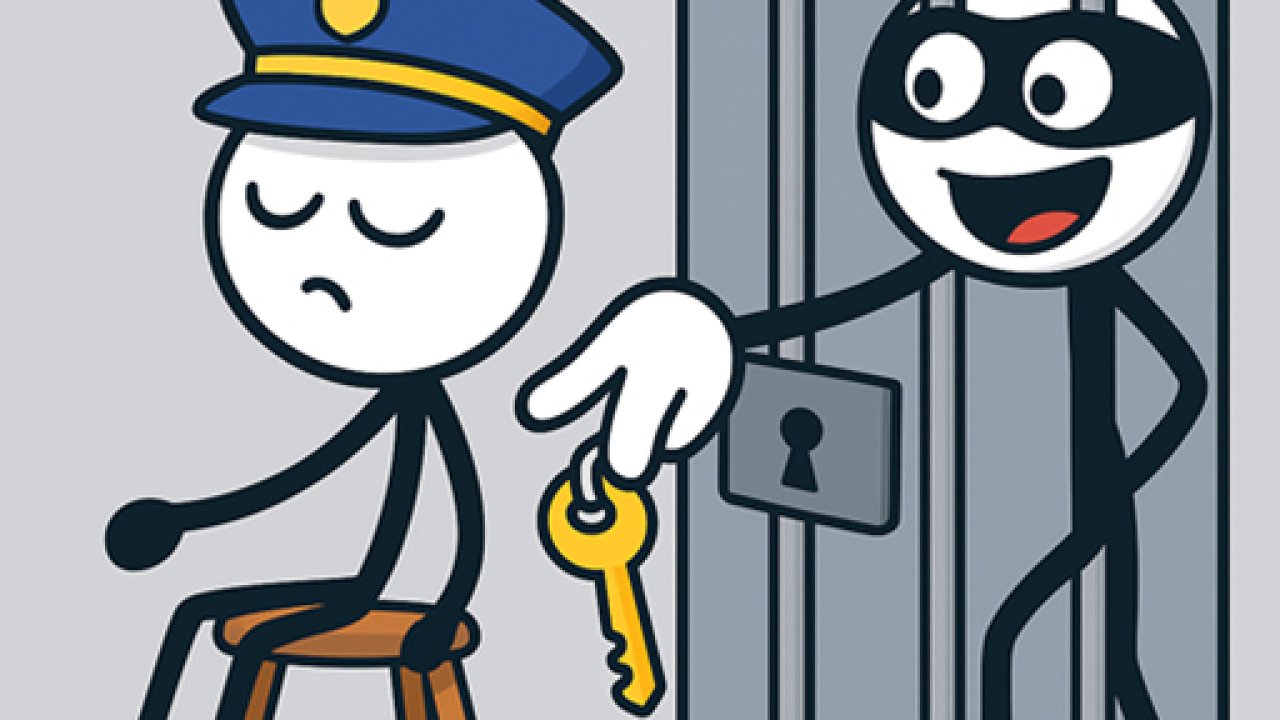 Thief Puzzle Long Hand Game