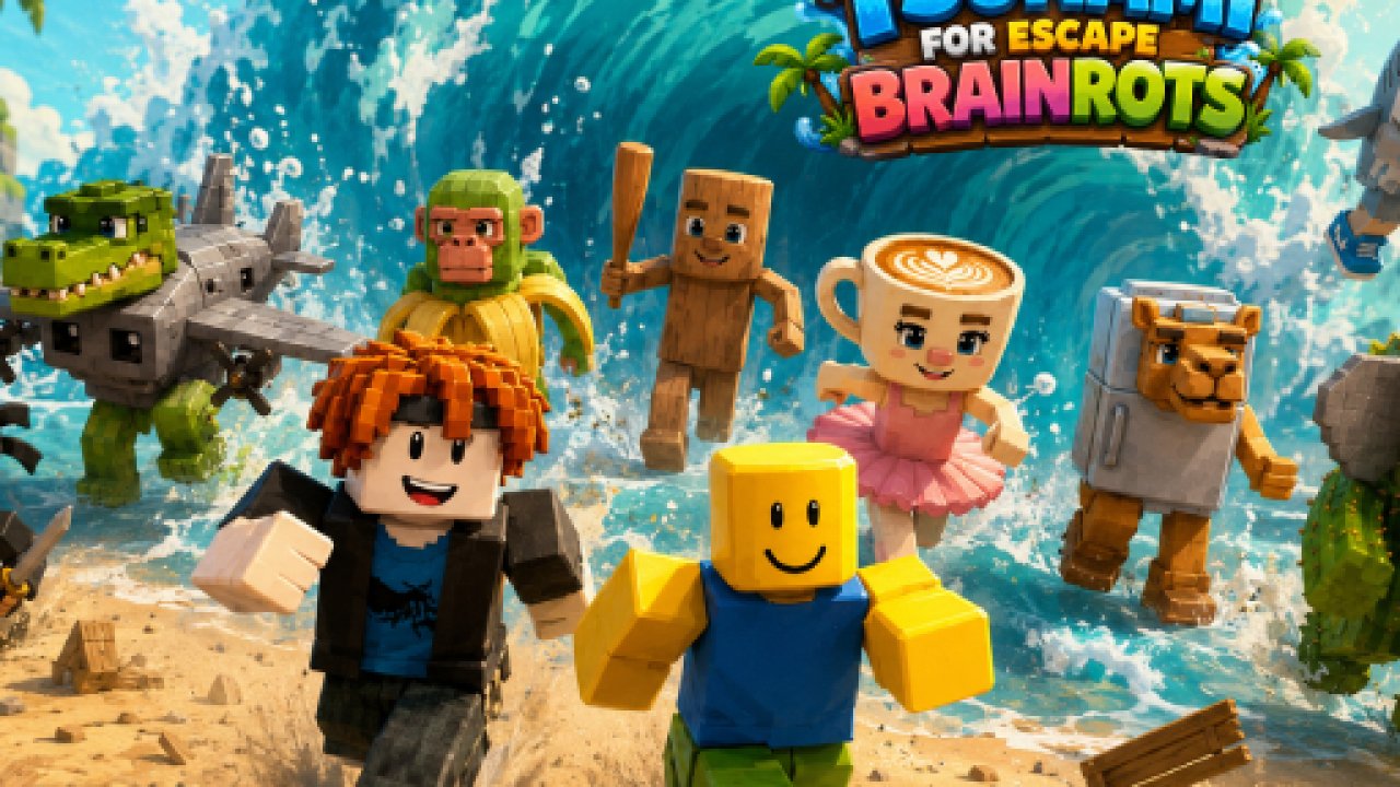 Tsunami For Escape Brainrots