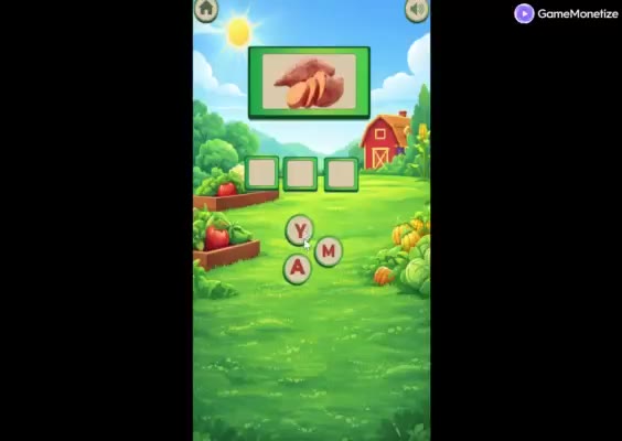 Vegetable Spelling Puzzle