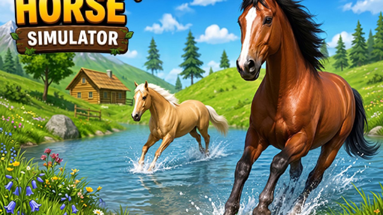 Wild Horse Simulator Racing Games
