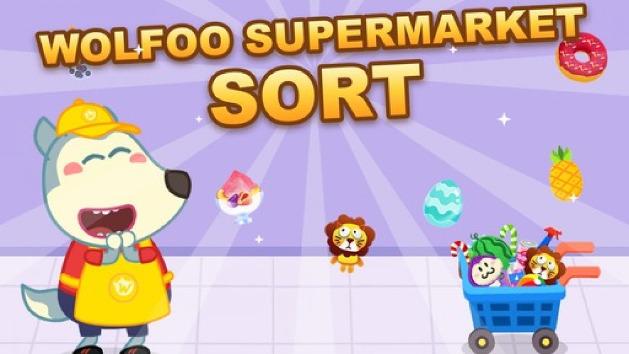 Wolfoo Supermarket Sort