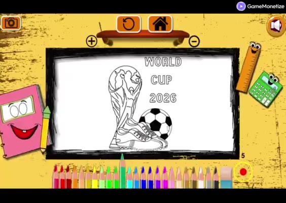 World Cup 2026 Coloring