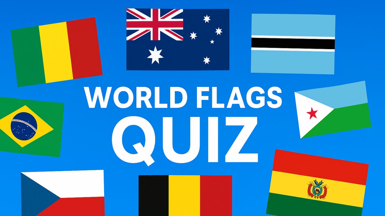 World Flags Quiz gameplay screenshot