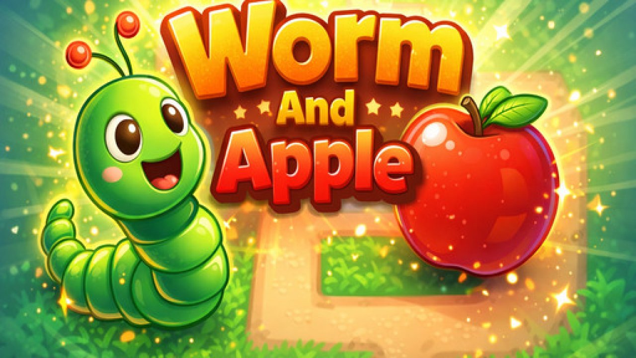 Worm And Apple